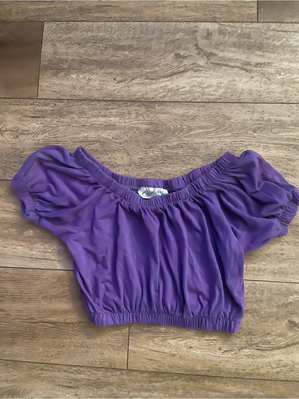 Purple Off-Shoulder Women's Top